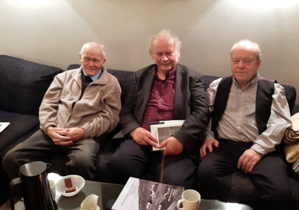 Sigurjón Fossamaður, Björn í Hlíð og IHJ í orlofi við Blönduós.