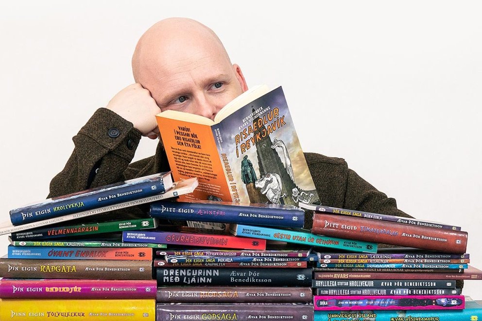 Ævar Þór Benediktsson rithöfundur og leikari. MYND Einar Ingi Ingvarsson