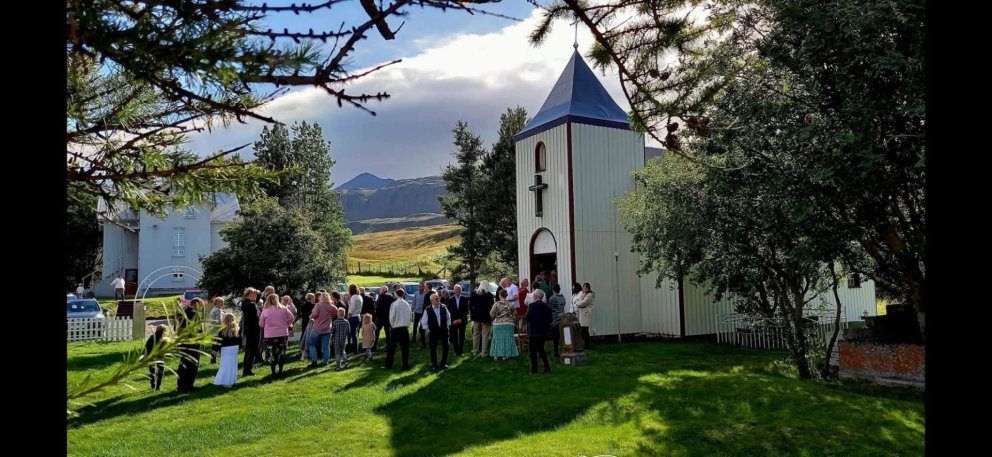 Frá afmæli Mælifellskirkju. Mynd: Aðsend.