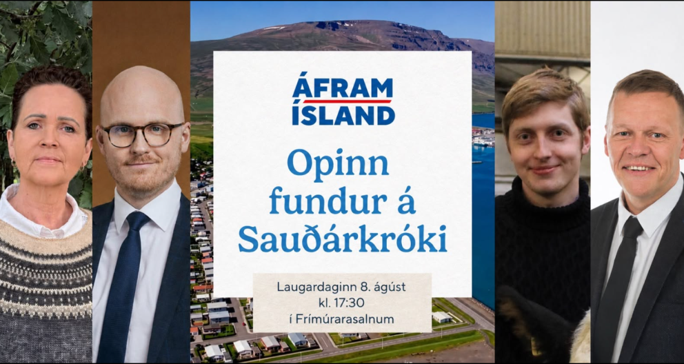MYND AF VEFSÍÐU ÁFRAM ÍSLAND