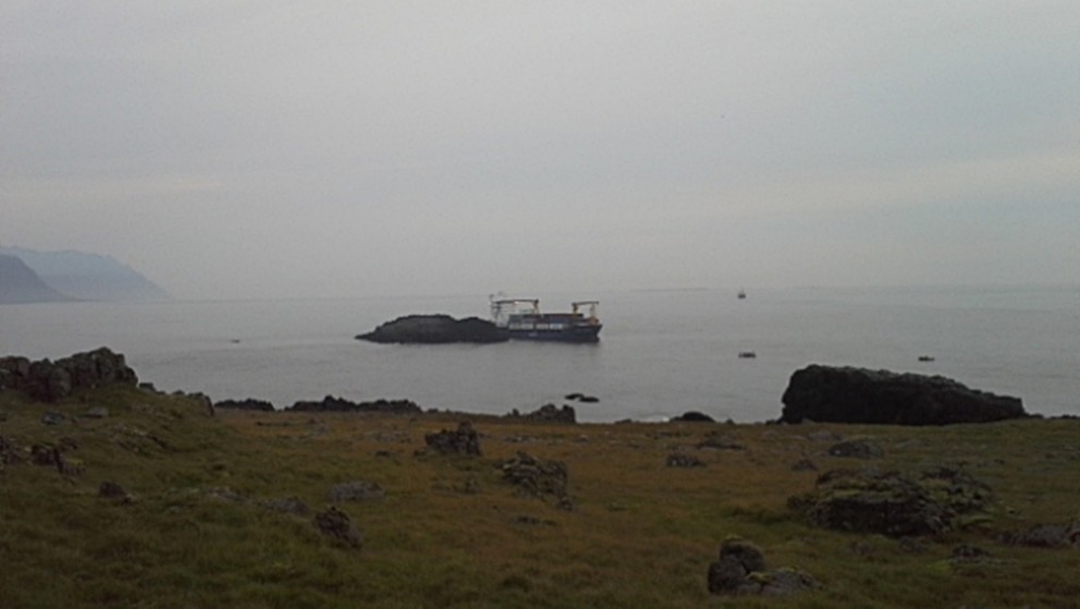 Átti viðkomu í Sauðárkrókshöfn tveim dögum fyrir strandið