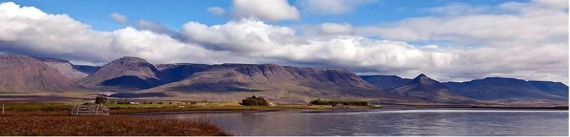 Horft til Akrahrepps en þar varð mesta hlutfallslega íbúafjölgunin á Norðurlandi vestra á árinu. Mynd: akrahreppur.is