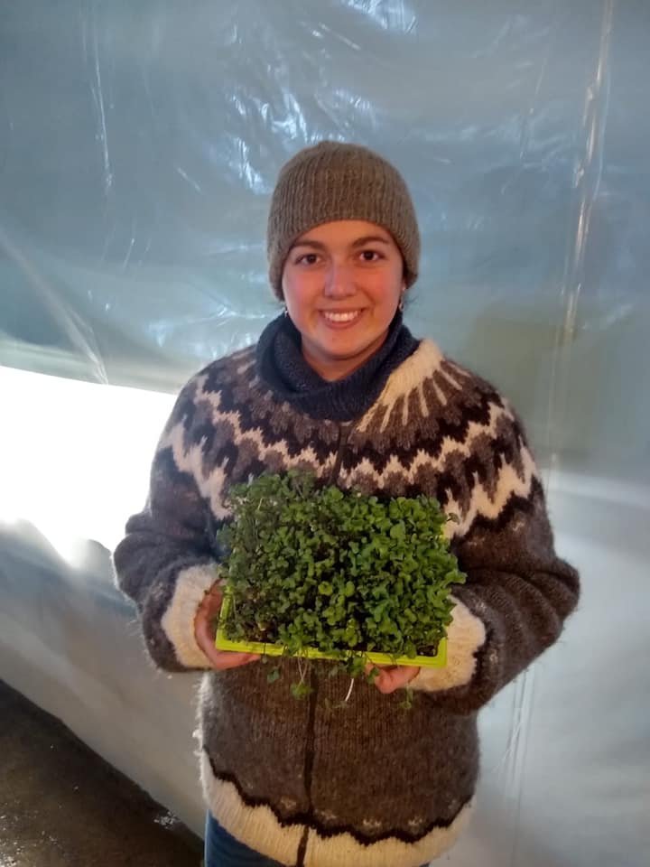 Amber Moroe eigandi Ísponica. MYNDIR AÐSENDAR