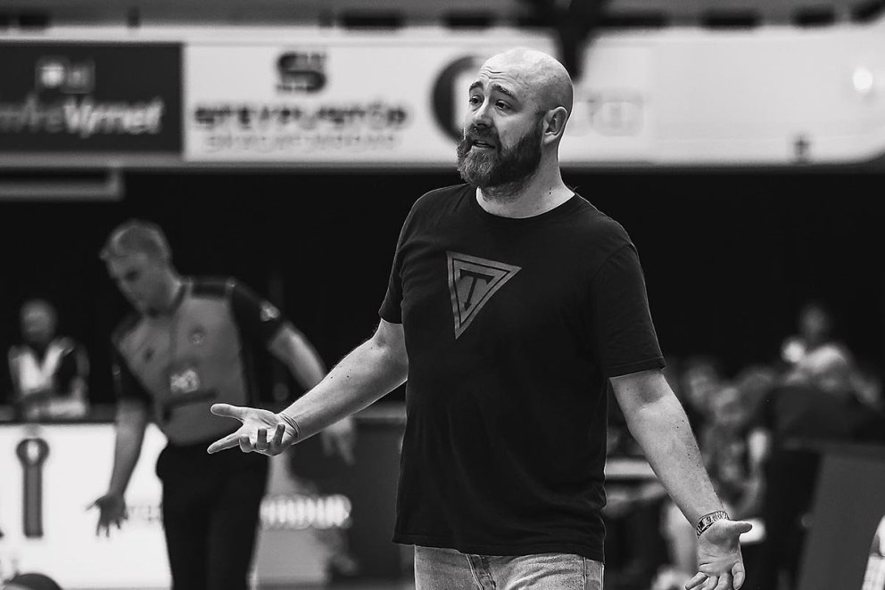 Arnar í ham í leik á dögunum. MYND: DAVÍÐ MÁR