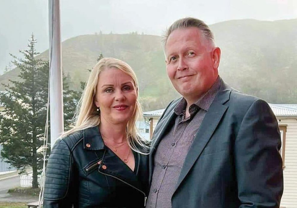 Árni ásamt Ragnheiði Ástu. AÐSEND MYND