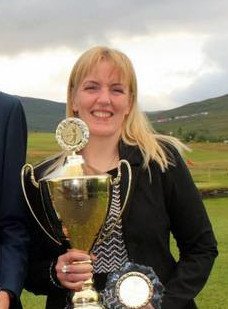Árný Lilja Árnadóttir, klúbbmeistari GSS 2017. Mynd: Hjörtur Geirmundsson.