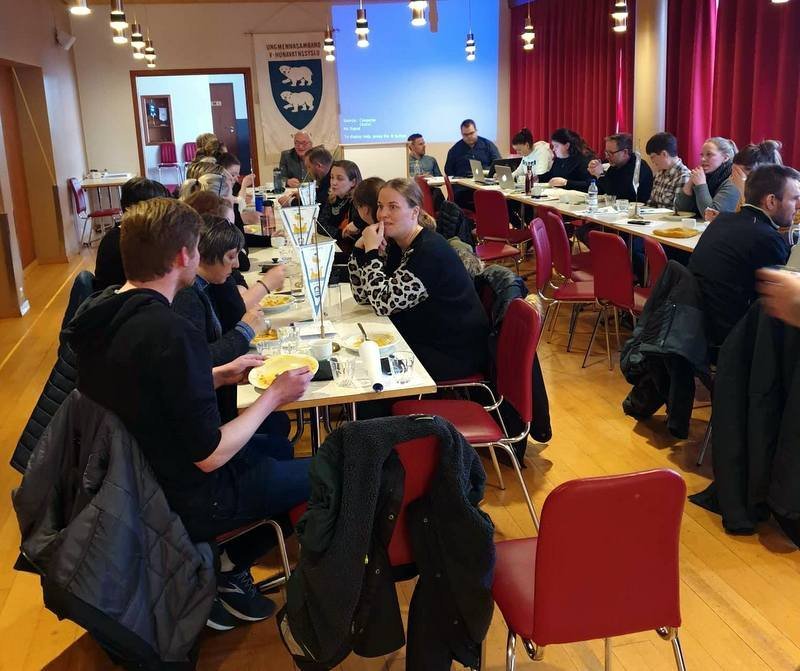 Frá ársþinginu. Mynd: usvh.is