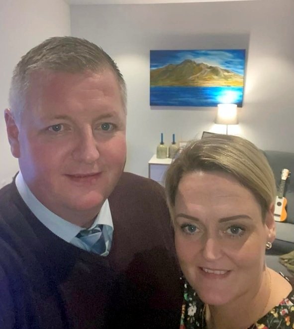 Jón Örn Stefánsson ásamt Þórdísi Erlu Björnsdóttur.