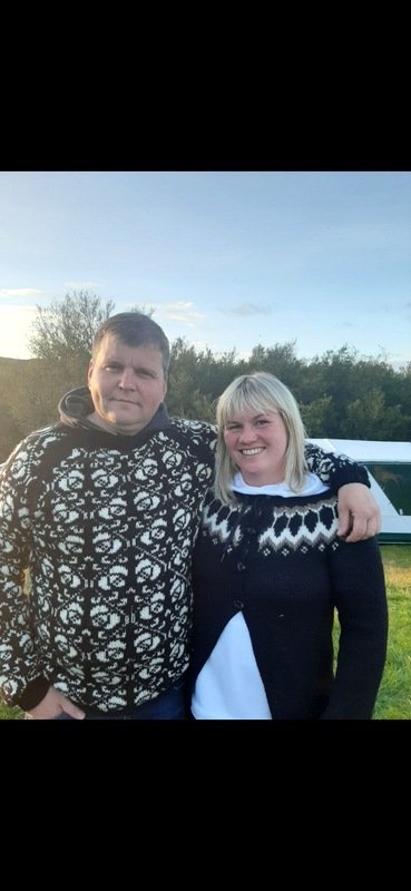 Ólafur ásamt konu sinni Ingu Sóleyju Jónsdóttur