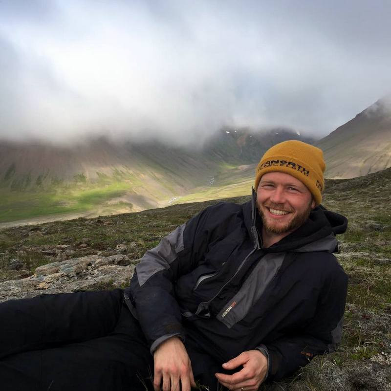 Mynd: Á Frostastaðafjalli, Vindárdalur í baksýn: Mynd úr einkasafni.