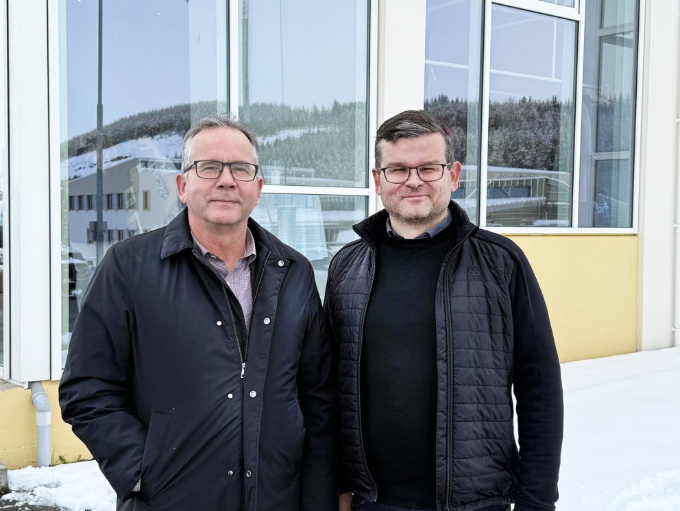 Frændurnir Gísli Gunnarsson og Atli Gunnar Arnórsson. MYND gg