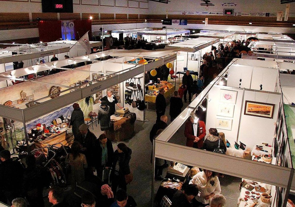 Frá atvinnulífssýningu 2014. MYND: ÓAB