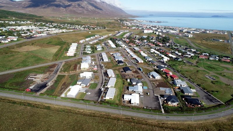 Séð yfir Túnahverfi á Sauðárkróki. Mynd: Skagafjörður.is.