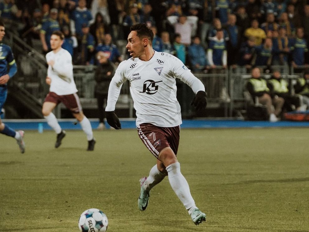 David Bercedo með boltann. MYND AF FB