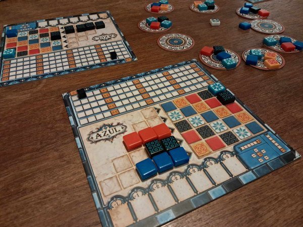 Azul er eitt af fjölmörgum spilum til útláns. MYND HÉRAÐSBÓKASAFN SKAGAFJARÐAR