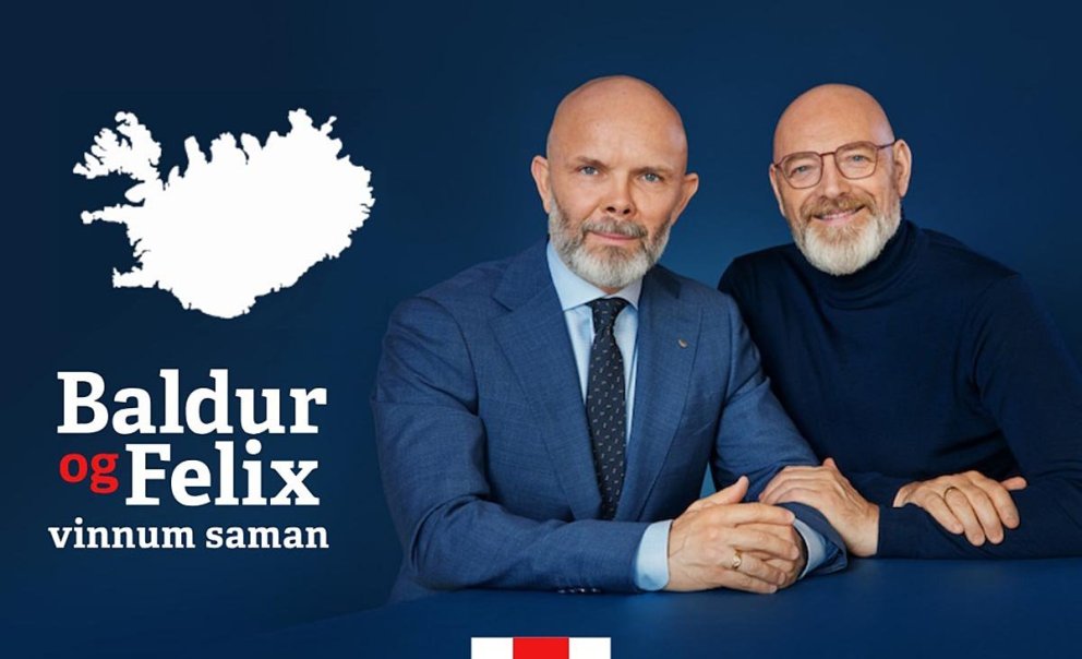 Baldur og Felix ætla að vinna saman á Bessastöðum ef þeir komast ... alla leið!