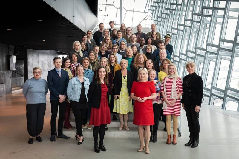 Frá úthlutun úr Barnamenningarsjóði. Mynd:stjornarradid.is