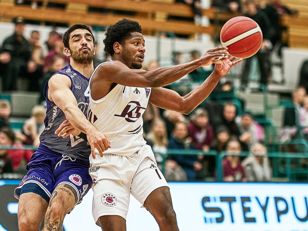 Bask var með enn einn stórleikinn í kvöld. MYND: SIGURÐUR INGI