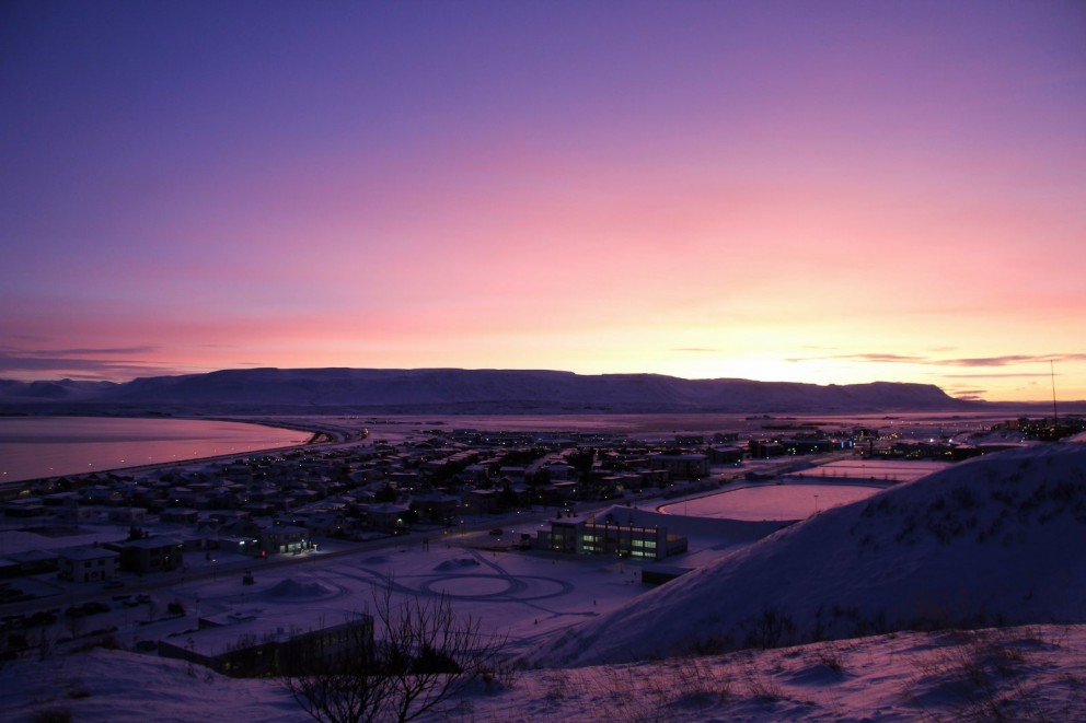 Frá Sauðárkróki 18. janúar 2016. Ljósm./Berglind Þorsteinsdóttir.