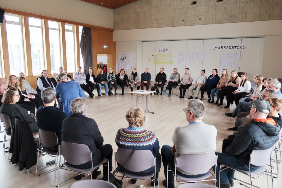 Frá íbúaþingi í Dalabyggð. MYND Kristján Þ. Halldórsson.