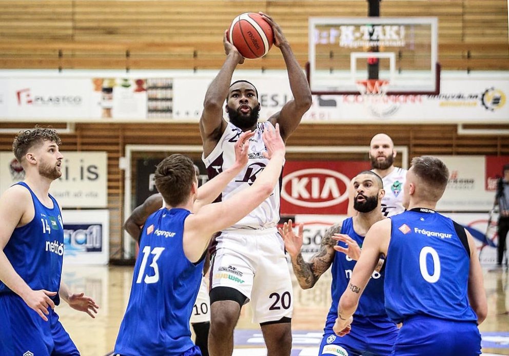 Bess var skástur í liði Tindastóls í gær. MYND: HJALTI ÁRNA