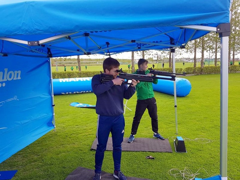 Nú gefst fólki kostur á að prófa Biathlon fyrir Landsmótið.