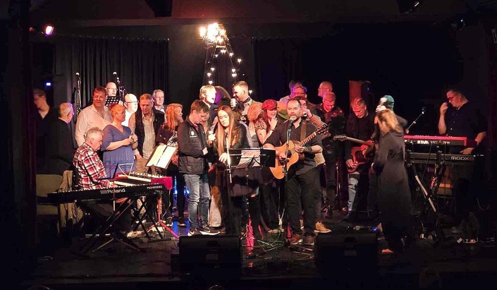 Oft hefut verið fjör í Bifröst og margir draumar ræst. Þessi mynd er frá tónleikunum Græni salurinn. MYND: HELGA SIGURBJÖRNS