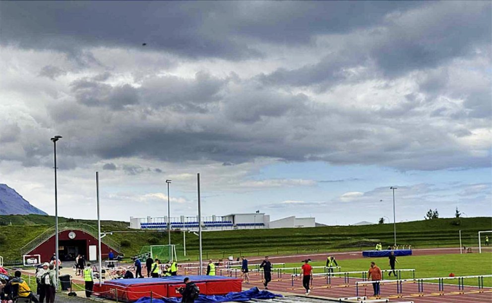 Frá Bikarmóti FRÍ á Sauðárkróki í gær. MYND AF VEF FRÍ