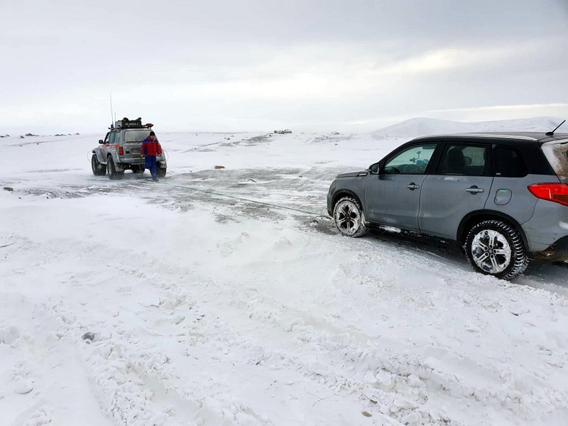 Félagar úr Björgunarfélaginu Blöndu að störfum. Mynd: Facebooksíða Bj.fél. Blöndu.