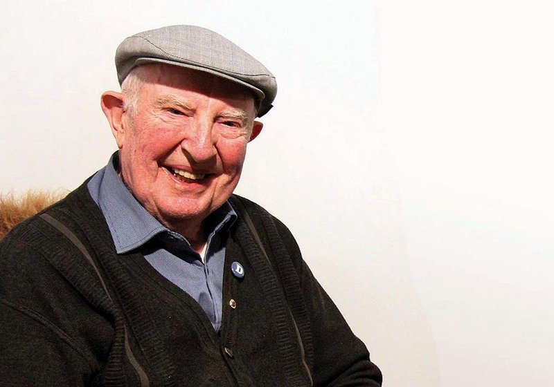 Bjarni Haraldsson kaupmaður og heiðursborgari. Mynd: ÓAB.