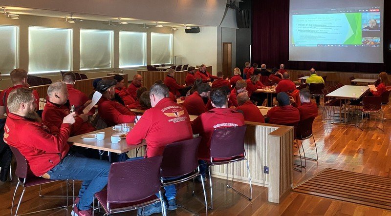 Frá fyrstu menntabúðum björgunarfólks í Varmahlíð sl. laugardag. Myndir: Hafdís Einarsdóttir.