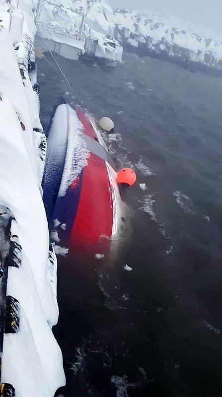 Björgunarsveitirnar sinntu fjölmörgum útköllum í veðurofsanum og verkefnin voru margvísleg. Myndin er tekin af Facebooksíðu Björgunarsveitarinnar Grettis.