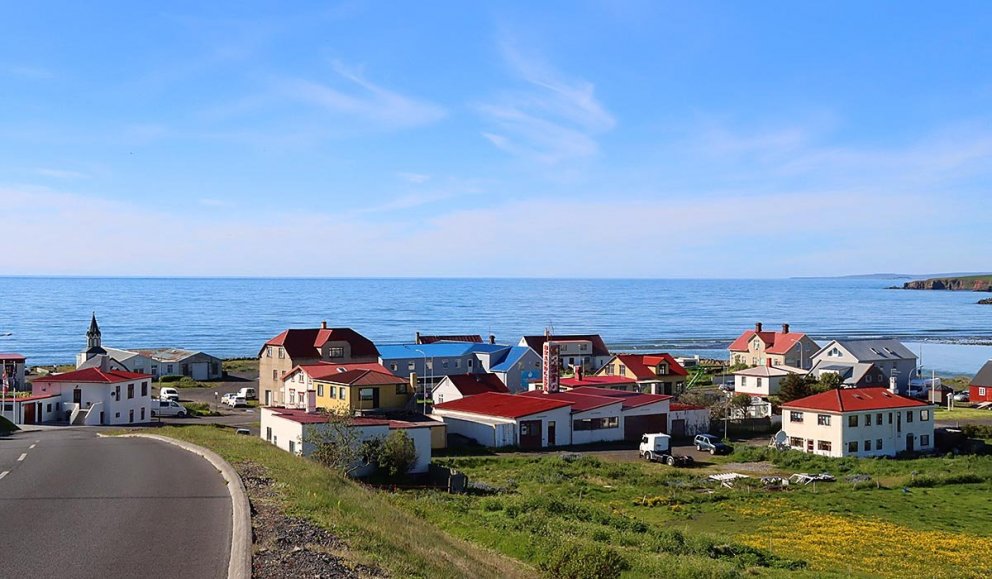 Séð yfir gamla bæinn á Blönduósi. MYND: ÓAB