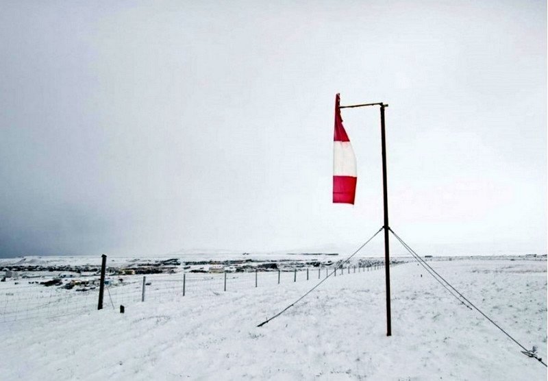 Við Blönduósflugvöll. Mynd: Róbert Daníel Jónsson.