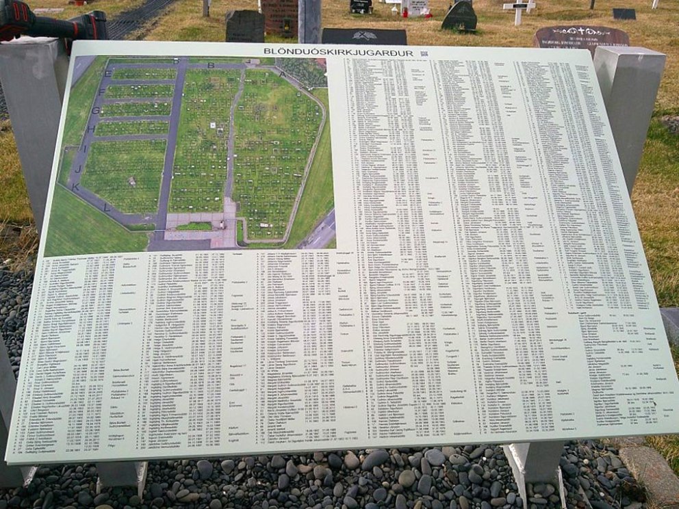 Nýja skiltið. MYND AF FACEBOOK