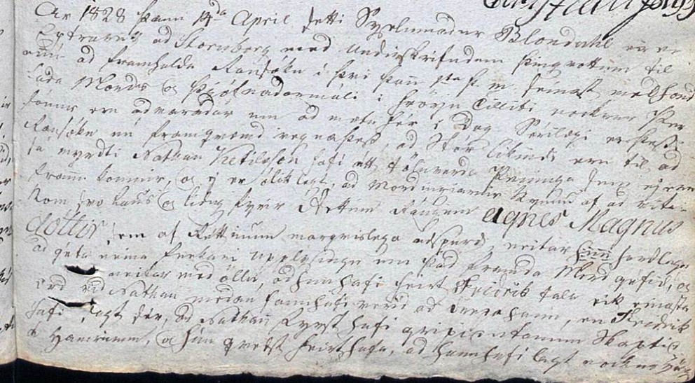 Erindi um morðbrennuna á Illugastöðum og síðustu aftökuna