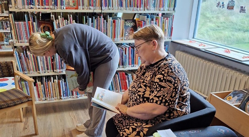 Það eru ekki margir staðir notalegri en bókasöfn. MYND AF SÍÐU BÓKASAFNSINS