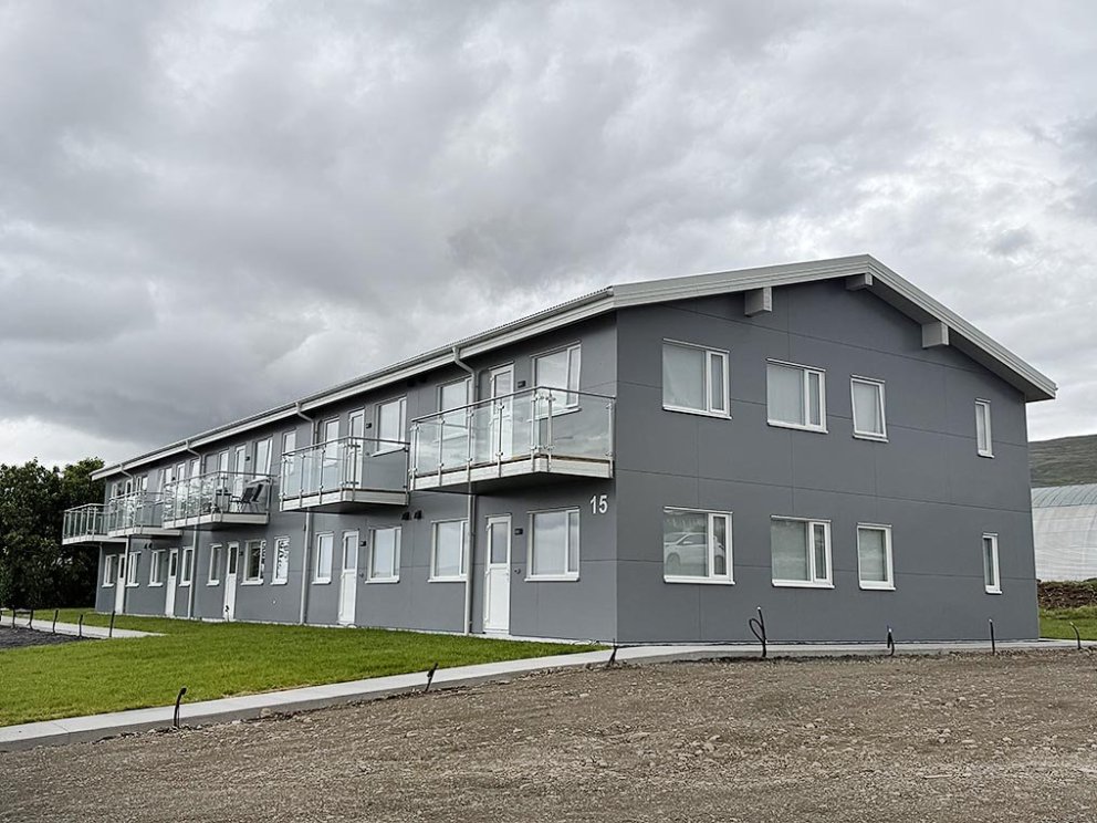 Nýjar íbúðir á Hvammstanga. MYND AF HÚNAÞING.iS