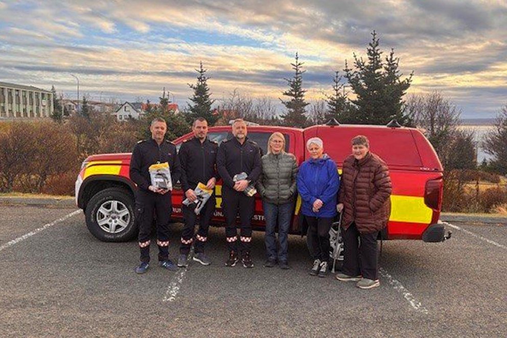 Gærur og brunaverðir í Húnaþingi vestra. MYND AF HÚNAÞING.IS