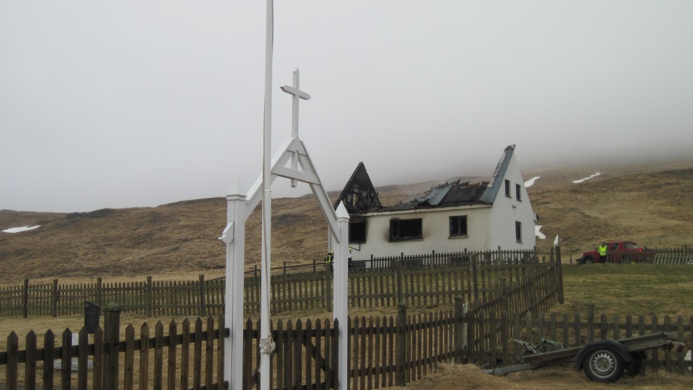 Missti allt sitt í eldi