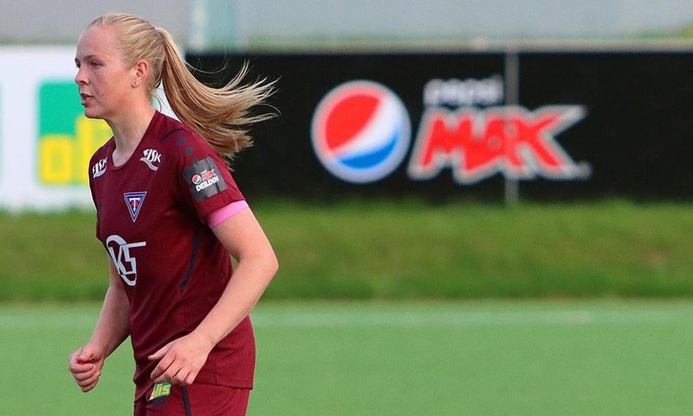 Bryndís Rut hefur ekki misst úr mínútu í Pepsi Max deildinni í sumar. MYND: ÓAB