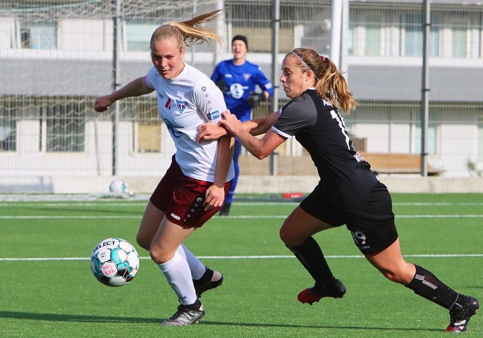 Bryndís Rut var í stuði í dag. MYND: ÓAB