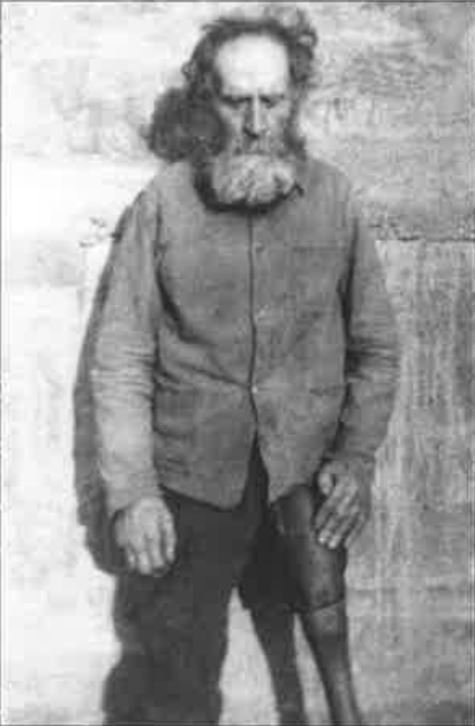 Jón Þorvaldsson hinn einfætti. Mynd úr Byggðasögu Skagafjarðar.