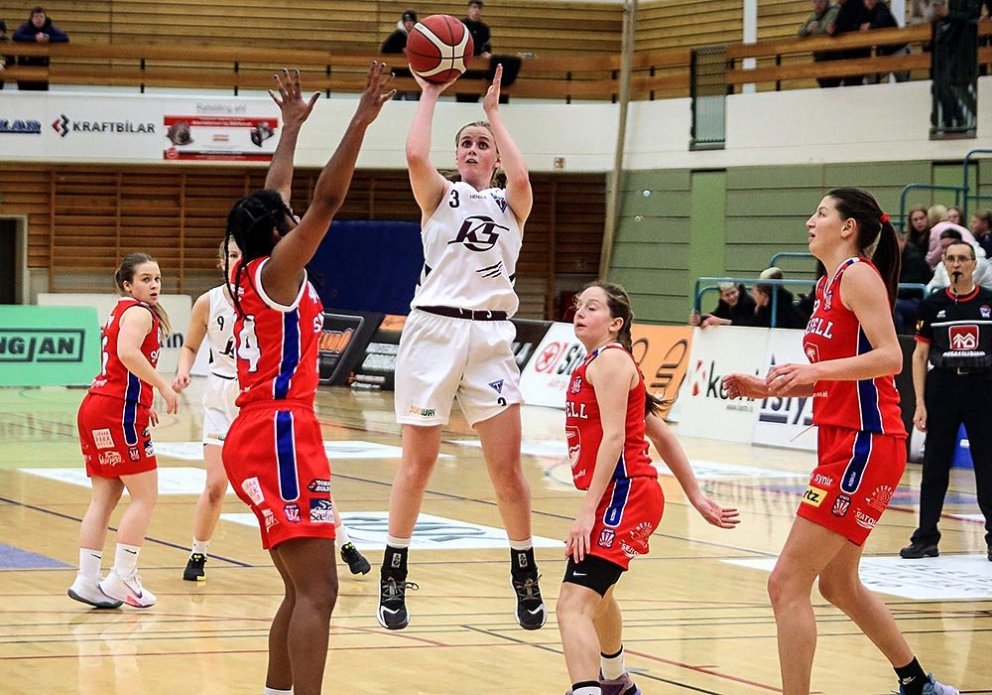 Chloe Wanink var stigahæst Stólastúlkna í kvöld með 33 stig. MYND: HJALTI ÁRNA