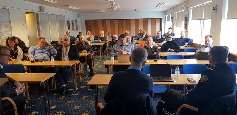 Frá fundi um Covid-19 veiruna í gær. Mynd:isi.is.