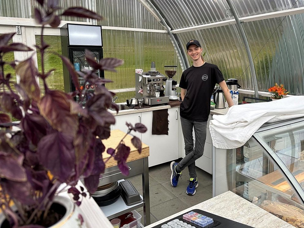 Það er tekið vel á móti gestum sem heimsækja Dalakaffi í Unadal. MYND: ÓAB