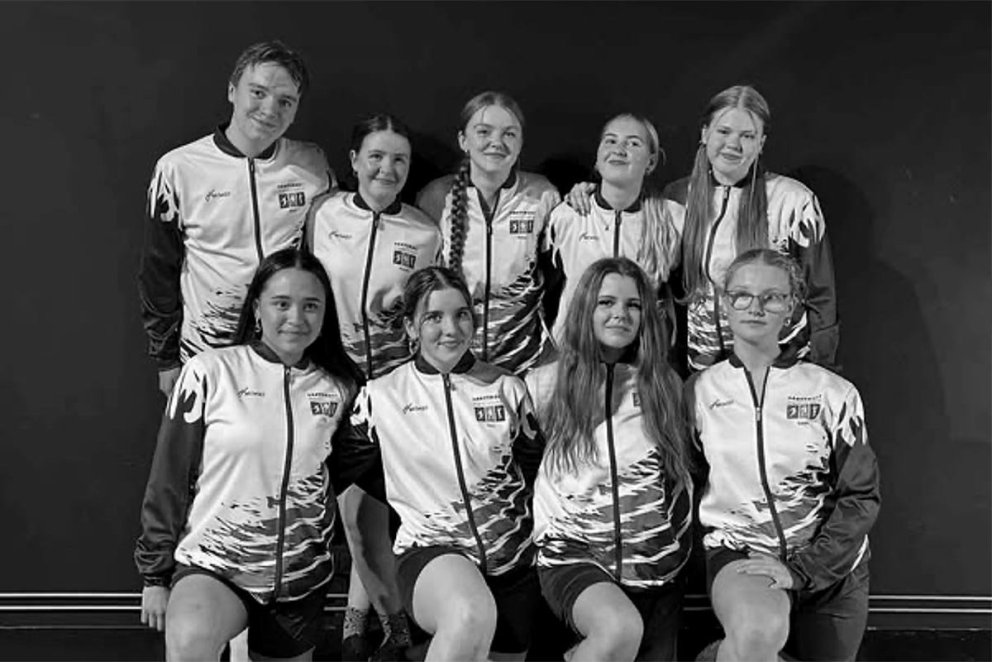 Danshópurinn frá Dansskóla Menningarfélags Húnaþings vestra. MYND AF INSTA