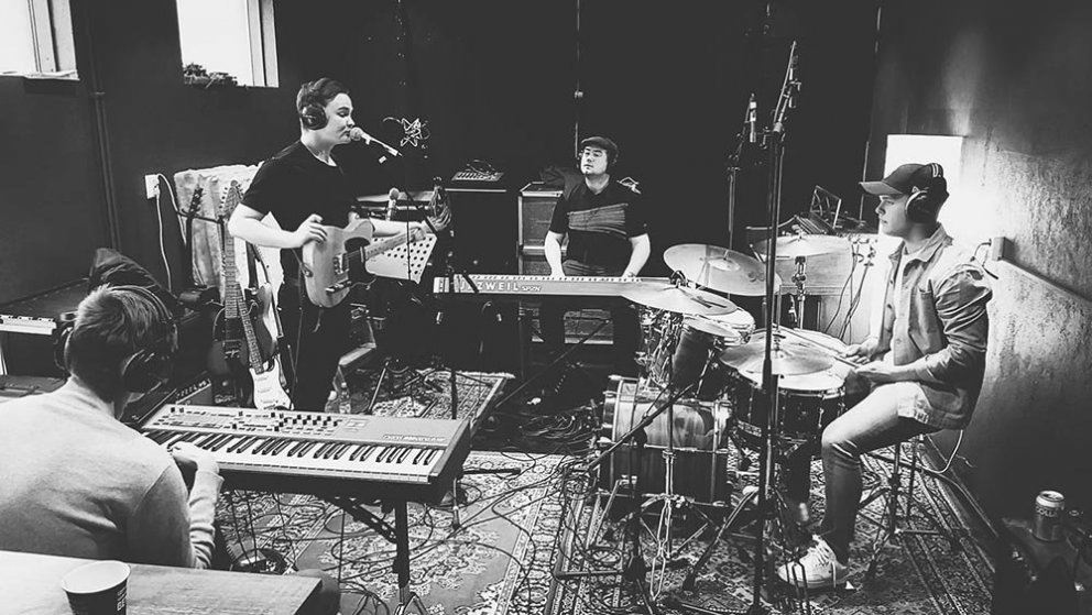 Danssveit Dósa í Stúdíó Benmen. MYND AF FACEBOOK