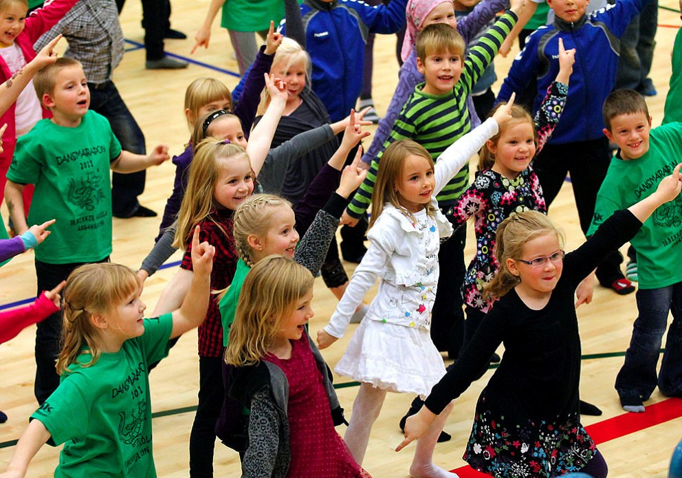 Allir voru að dansa