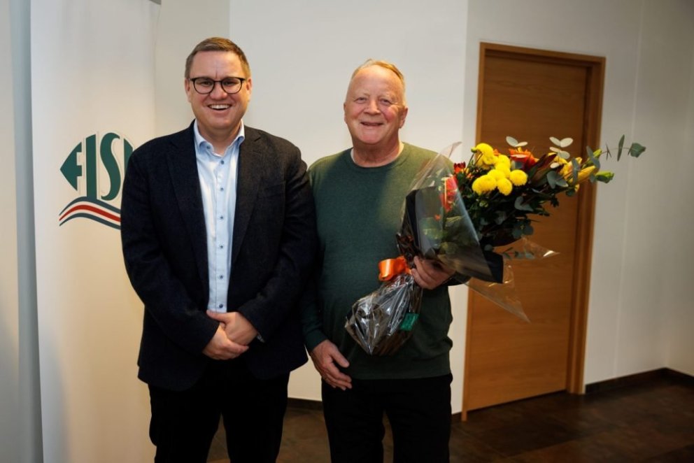 Friðbjörn og Gylfi. Mynd tekin af fisk.is